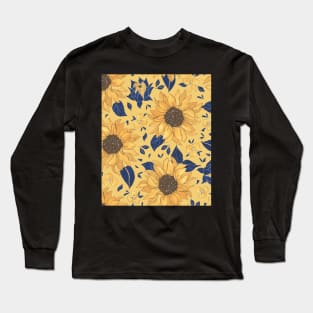 Blooming Sunflower Long Sleeve T-Shirt